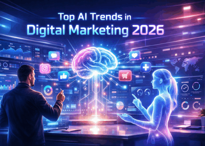 Top AI Trends in Digital Marketing you must know in 2026 Top AI Trends in Digital Marketing you must know in 2026